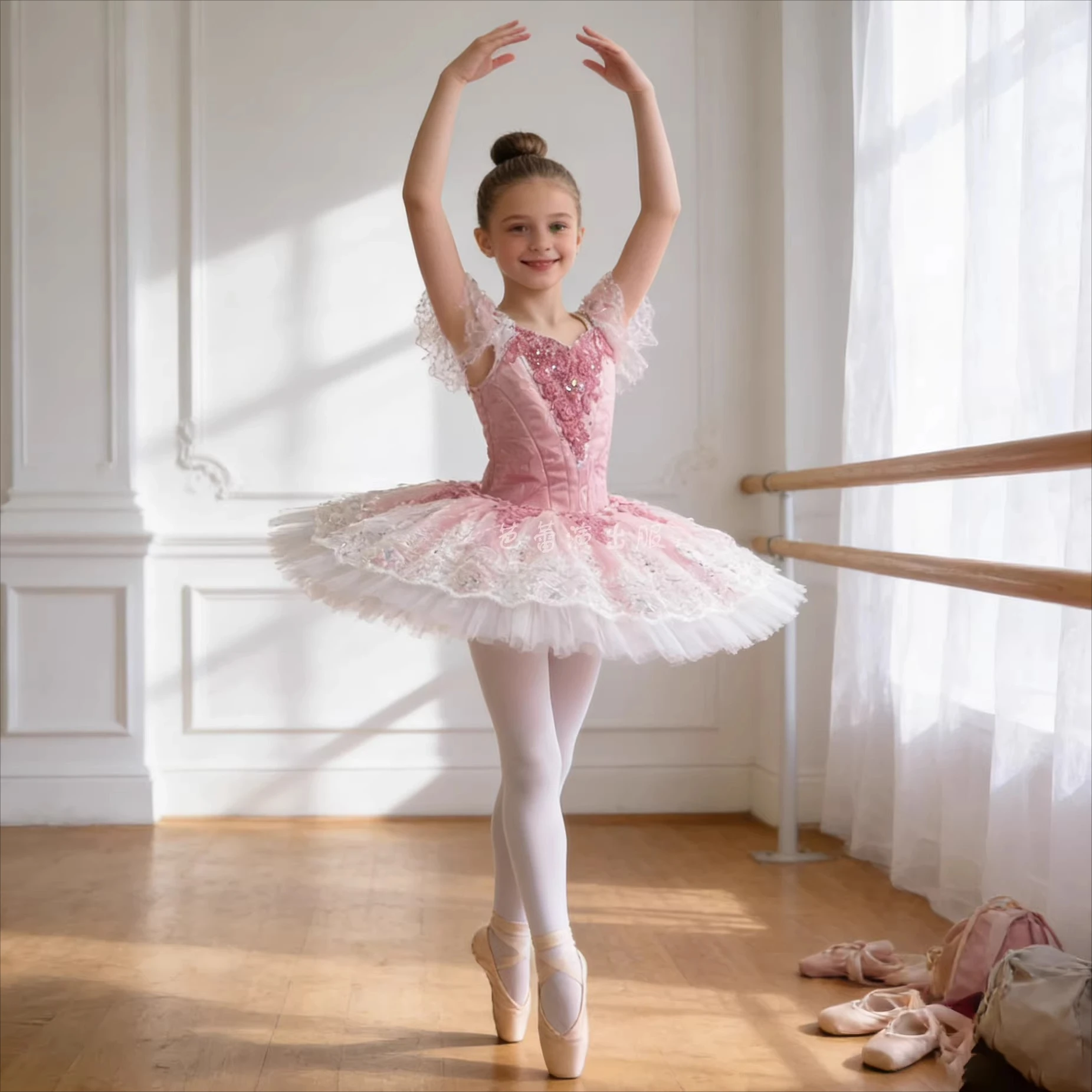

Children's Ballet TUTU Skirt Girls Pakita Variation Performance Costume Little Swan Dress Stage Performance Costume Dresses