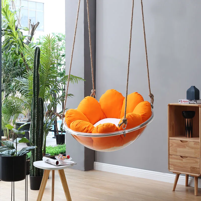 Swing Hanging Chair Balcony Bedroom  Indoor and Outdoor Home Lazy  Hanging Basket Bubble   Cradle