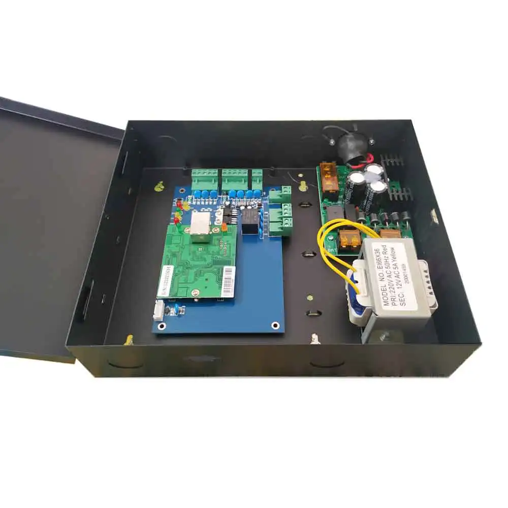 TCP/IP Single Door Access Control & Power Case 220V Supply Web Access Control,Support B/S And C/S ,Sn:L01_Set