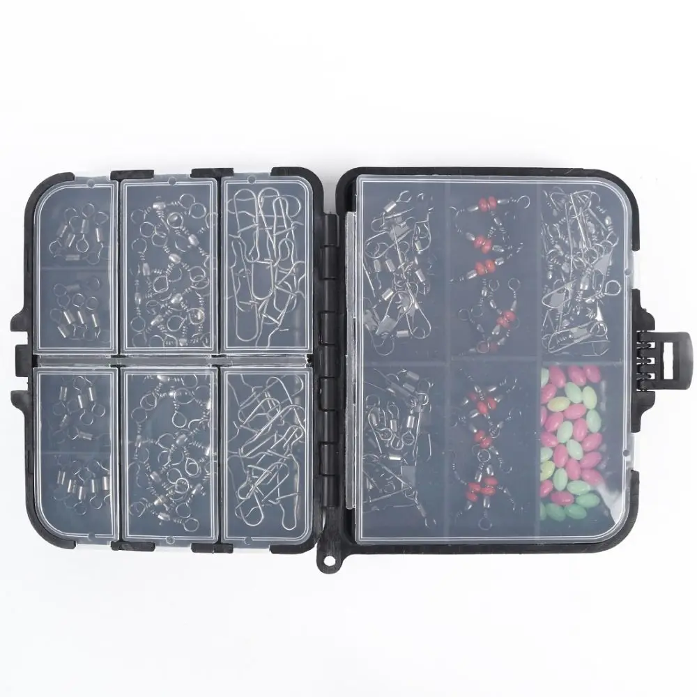 

Сменные фитинги, поворотные защелки для рыбалки, штифты в штучной упаковке, поворотный соединитель, тройные поворотные соединители, ящик для хранения, набор рыболовных снастей