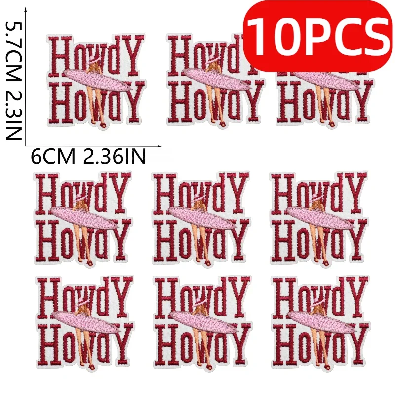 Picture 3: 10/12PCS Wholesale Pink Girl Surf Pie Team Embroidery Cloth Turtle Patch Sticker Bow Shell Decoration Embroideried Big Shark
