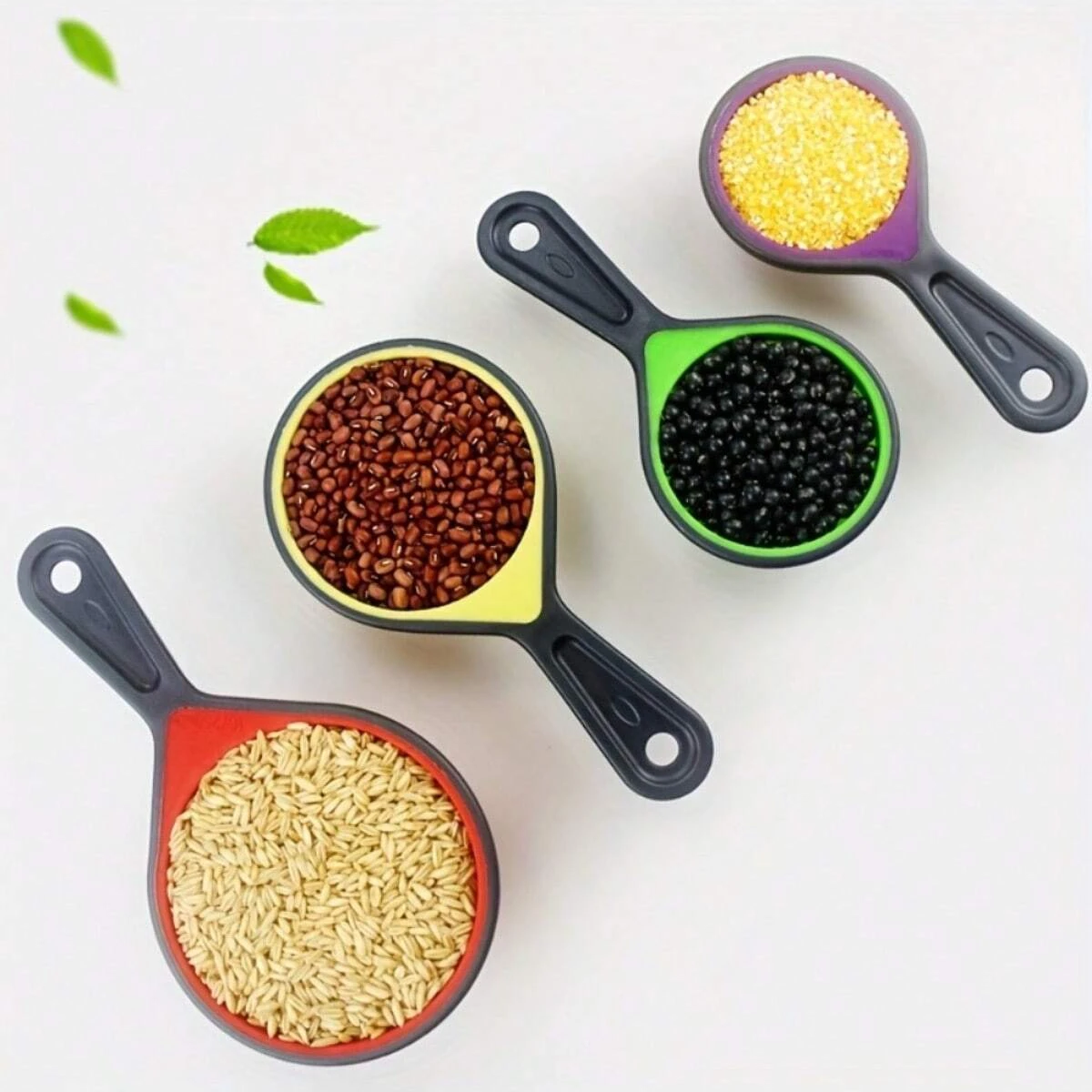 Silicone Measuring Cup Measuring Spoon Collapsible Baking Measuring Tool Set for Coffee Flour Sugar Baking Spoon Kitchen Tools