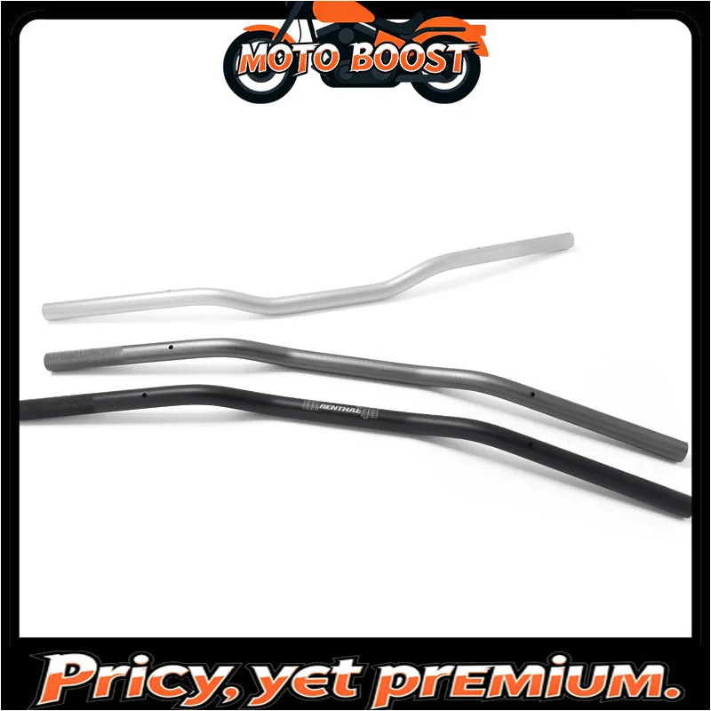 【Premium Quality】730MM 22MM Vintage Motorcycle Lower Handle Bar 6061 Aluminum Alloy Flat Low Handle Bar Tracker Scrambler