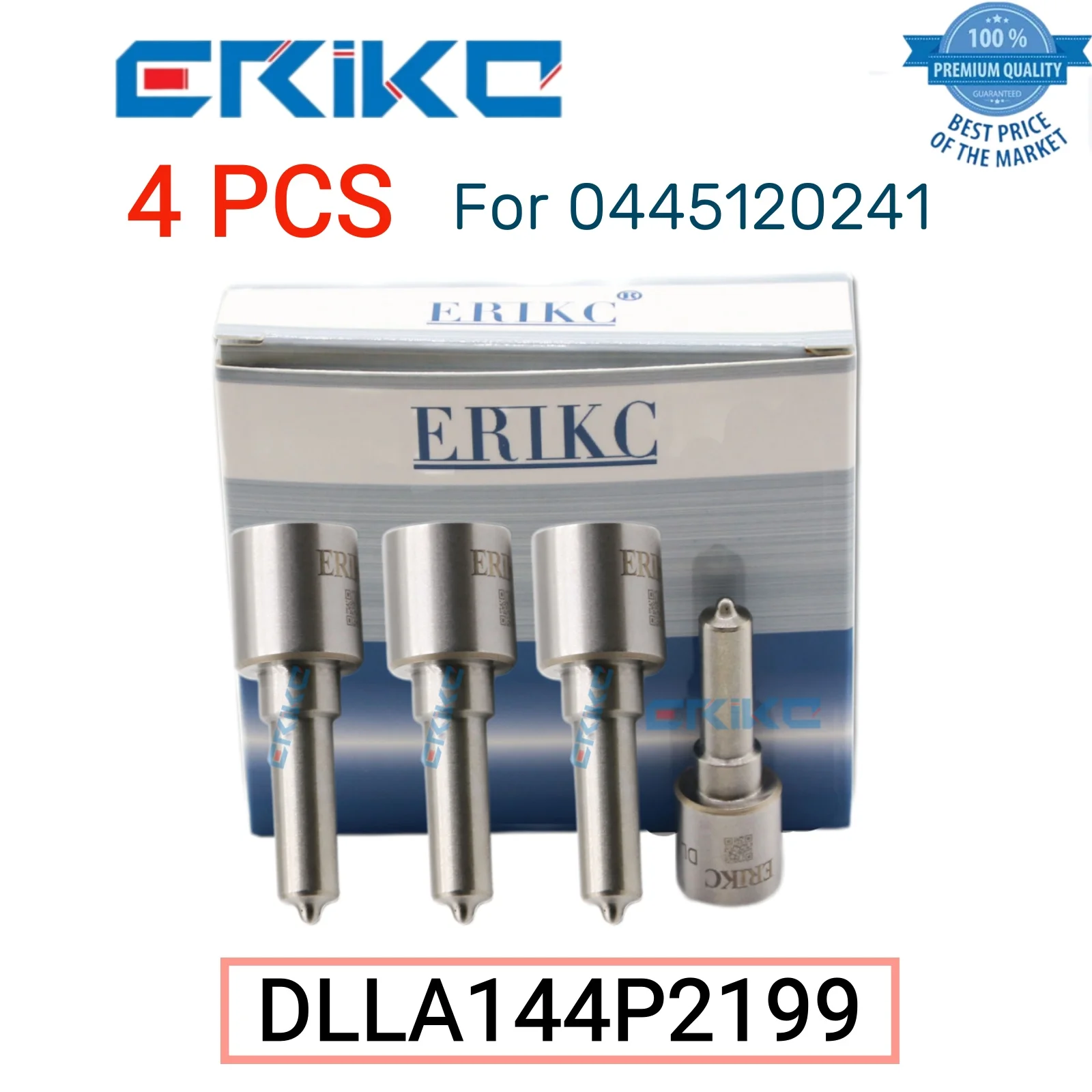 4 PCS DLLA144P2199 0 433 171 949 Nozzle Injectors Diesel DLLA 144 P 2199 Nozzle Injection Diesel DLLA 144P2199 for 0445120241