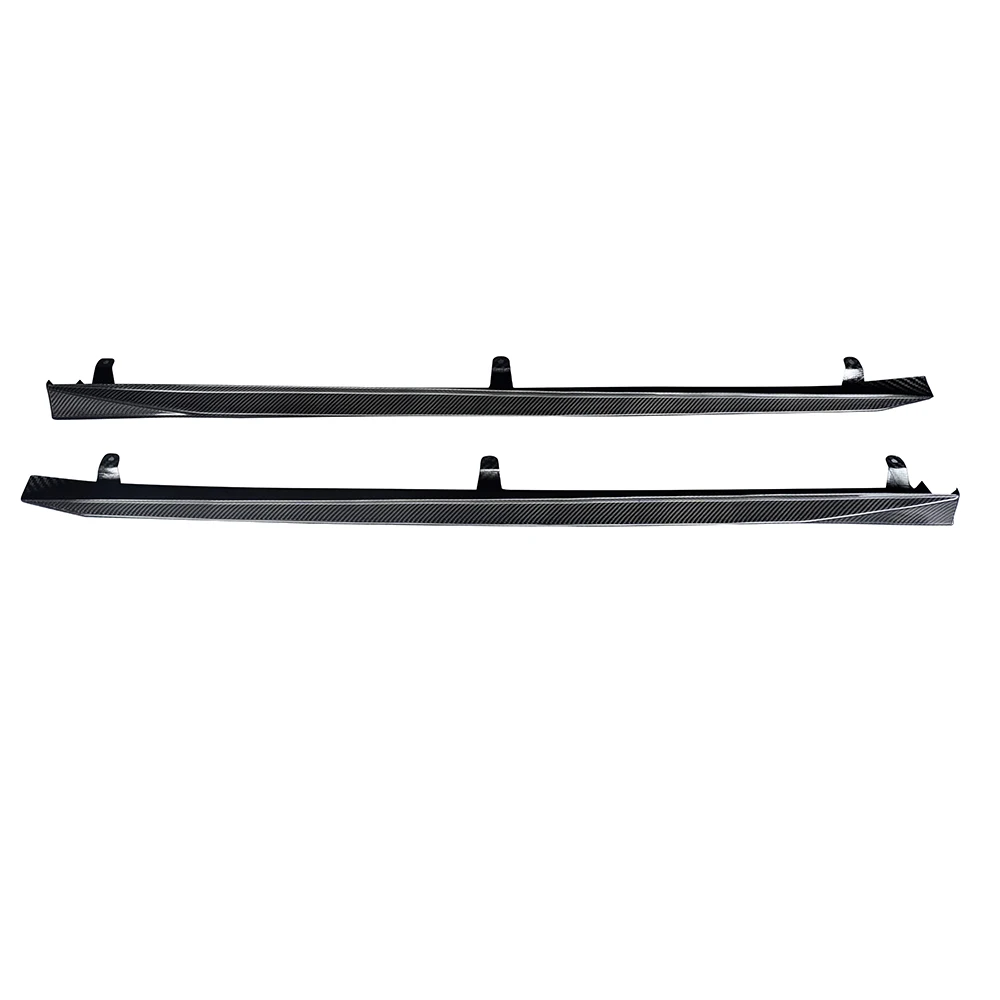 

Factory Wholesales OEM 100% Dry Carbon Fiber Side Skirts Extensions For BMW 5 Series G60 G68 Side Bumper Skirt