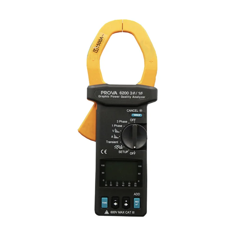 

PROVA-6200 Power Harmonic Analyzer, Visual Display Power Quality Analyzer