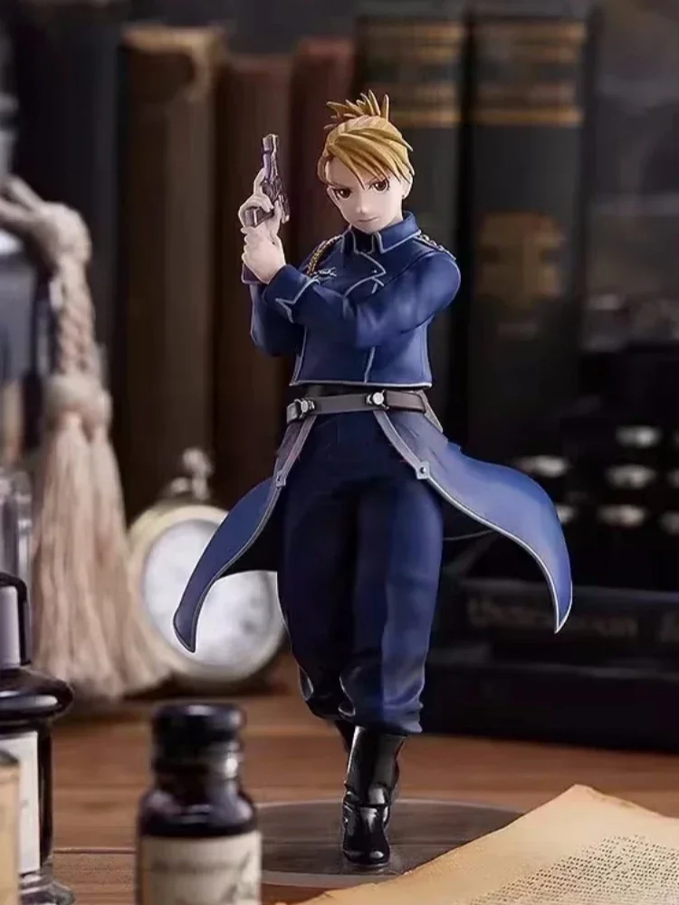 Original Fullmetal Alchemist Gsc Pop Up Parade Fa Roy Mustang Riza Hawkeye Anime Figure Action Figure Collection Model Gift