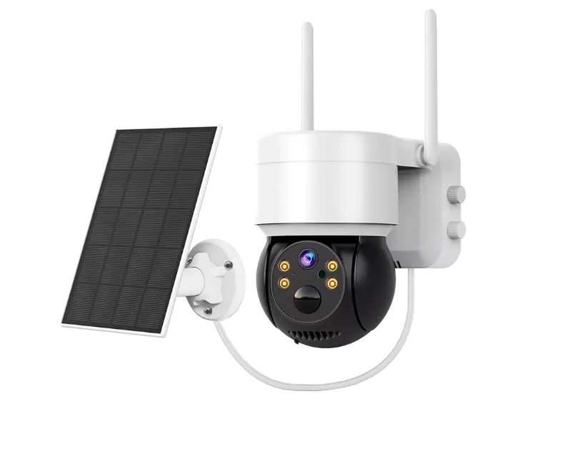 Hot Sale PTZ Wireless Outdoor Floodlight Camera Solar CCTV 4G Wifi Network Security Surveillance System Camera