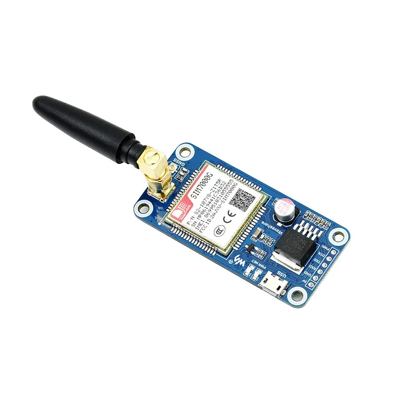 

SIM7000G NB-IoT/Cat-M (eMTC)/2G/GNSS communication expansion board