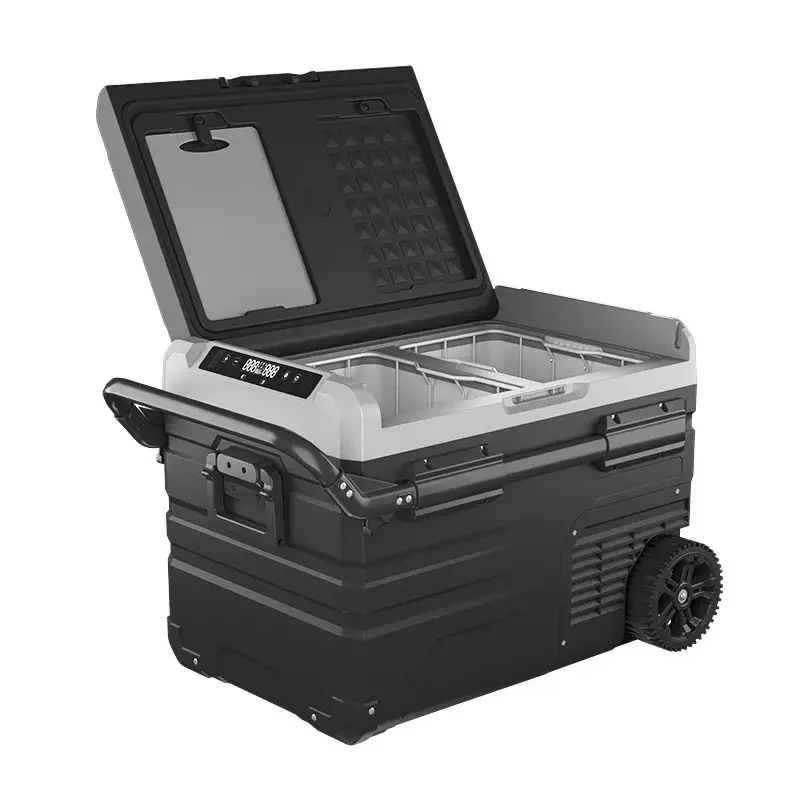 Premium 35L 45L 55L Portable Car Fridge Freezer 12V 24V Outdoor Camping SUV Parts