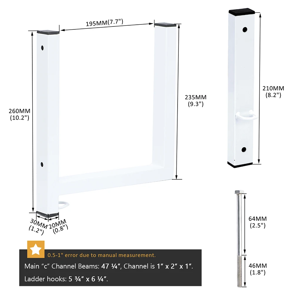 Aluminum Ladder Rack For Trailer Ladder Rack Side Mount Free Combination Enclosed Trailer with Buffle and D-Hook for Side Wall images - 6