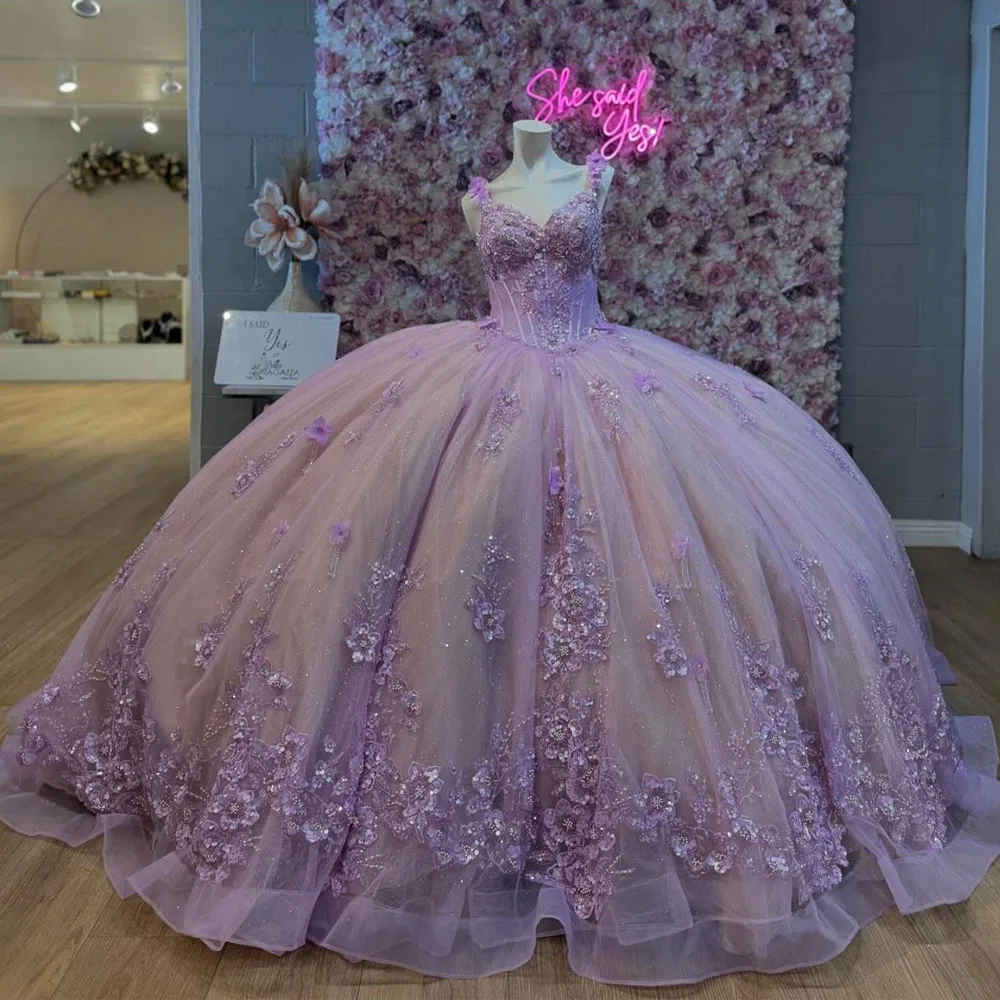 

Элегантное бальное платье Quinceanera, платья с аппликацией, со шлейфом, платья для выпускного вечера, дня рождения, вечернее платье Vestido De 15 Anos