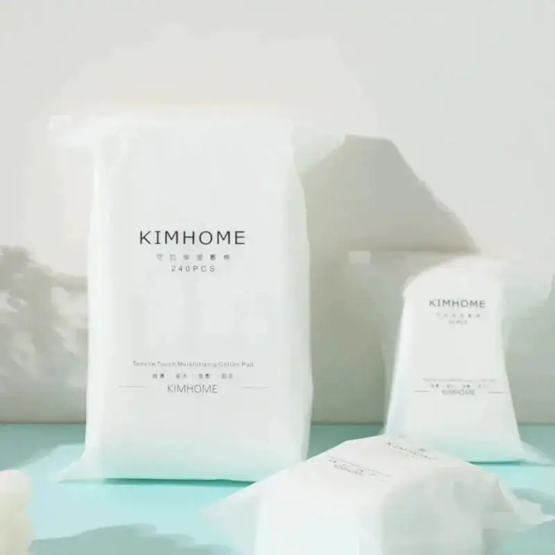 240PCS 다기능 코튼 코튼 스페셜 패드 젖은 얇은 신축성 메이크업 리무버 코튼 토너 페이셜 마스크 페이퍼 소프트 및 Sk