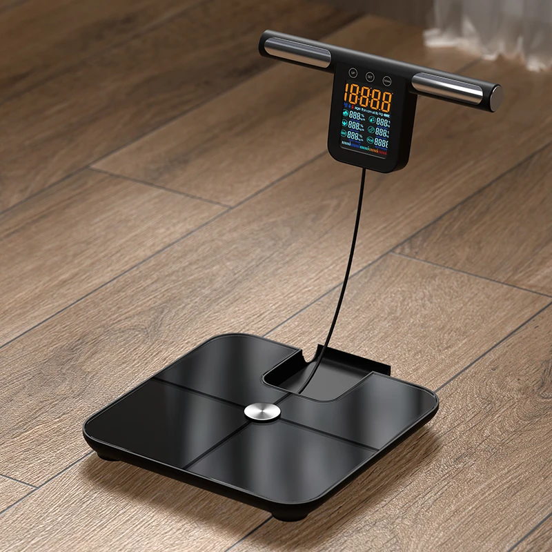 High Accuracy Four-point Smart Battery Powered Body Fat Digital Weighing Scale