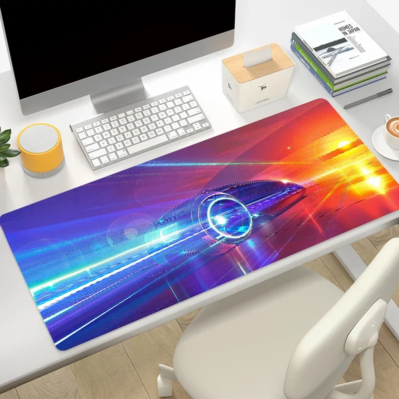 Table Mat Light Night Playmat Traffic Anime Mouse Pad 900x400 Cars Mousepad Xxl Deskpad Computer and Office Gamer Cabinet Kawaii