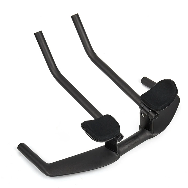 Guidon de vélo avec repose entièrement en carbone, barre Aero Track, câble interne, 15 degrés, 420mm