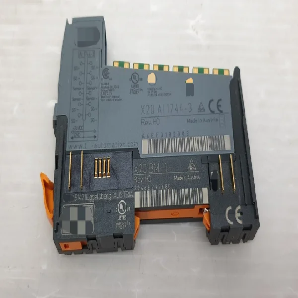 X20 AI1744-3 Rev. H0 Analog Input Module With X20 BM11 Rev. H0