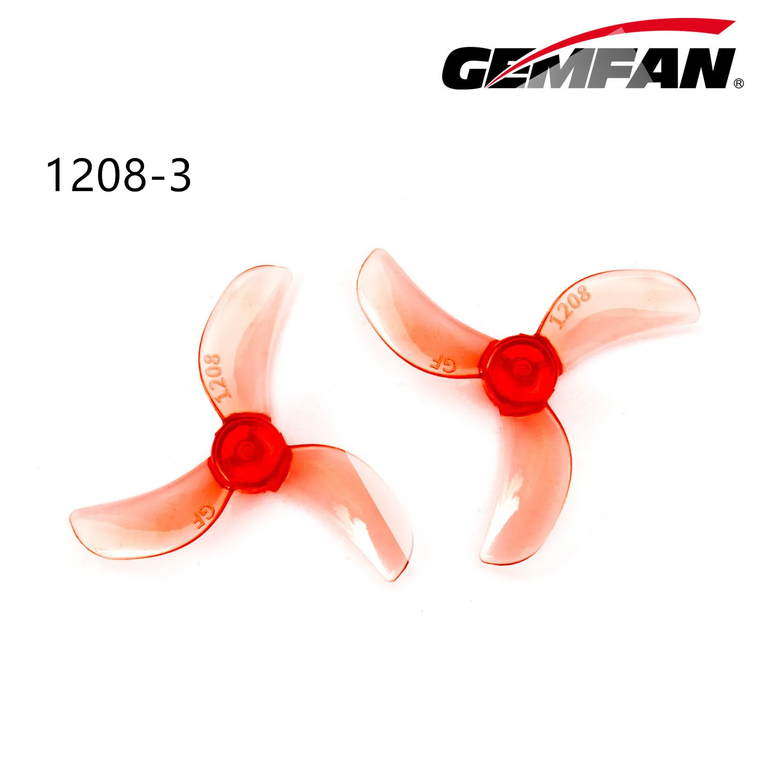 Gemfan 31mm Propeller 3 Blade 1208 4 Blade 1209 Hole 0.8mm 1.0mm 1.5mm for 25000kv Motors Props FPV Freestyle Tinywhoop 8Pair