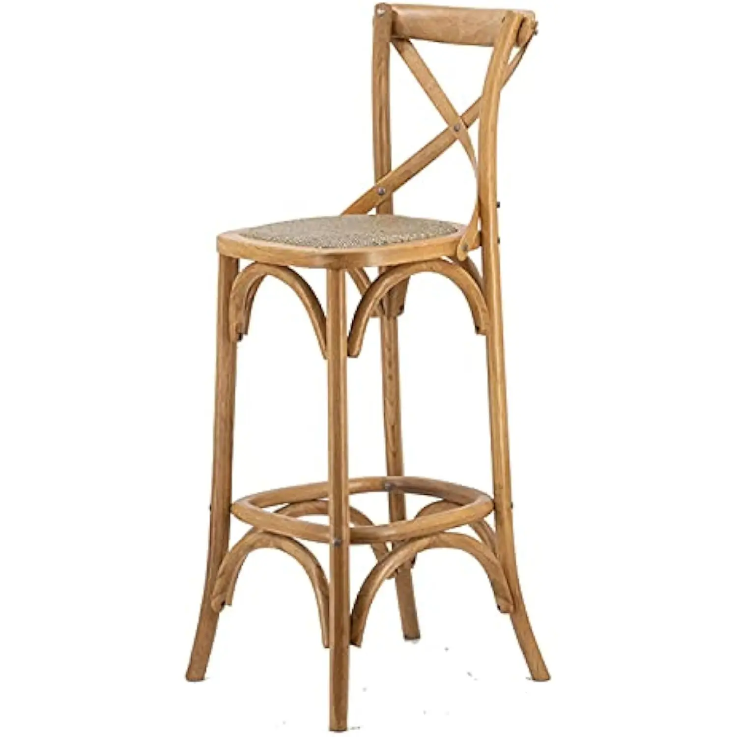 

A and B Home AB-48704 A & B 43 H Brown Wooden Traditional Bar Chair/Home, Living Room, Kitchen Furniture
