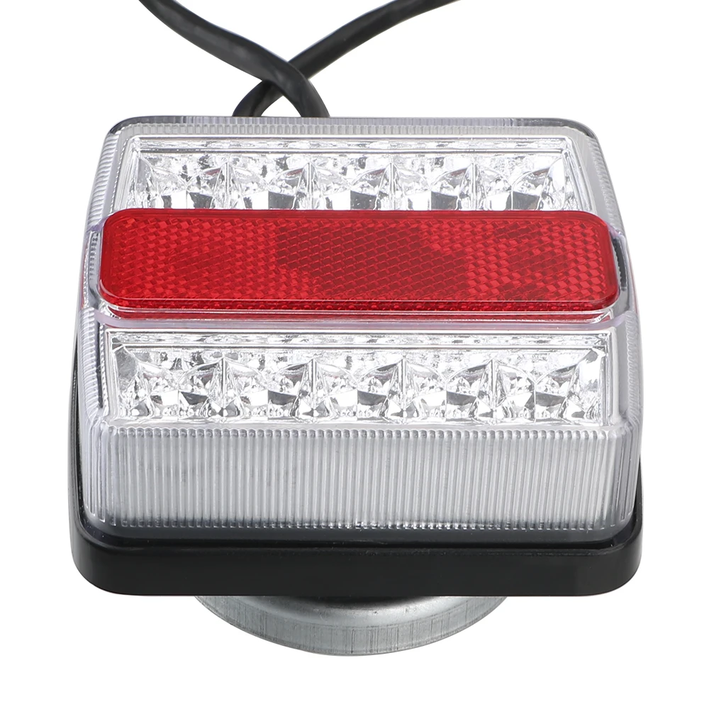 Car Truck Tail Light Combination Towing Taillight Yellow and Red White Lighting Number Plate Light