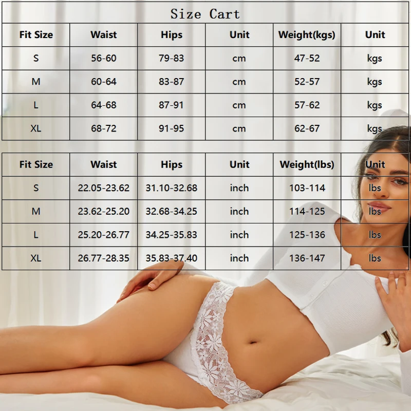 4PCS/Set Sexy Lace Briefs Women Cotton Panties Solid Color Comfortable Underwear Female Lace Splicing Sexy Lingerie Intimates