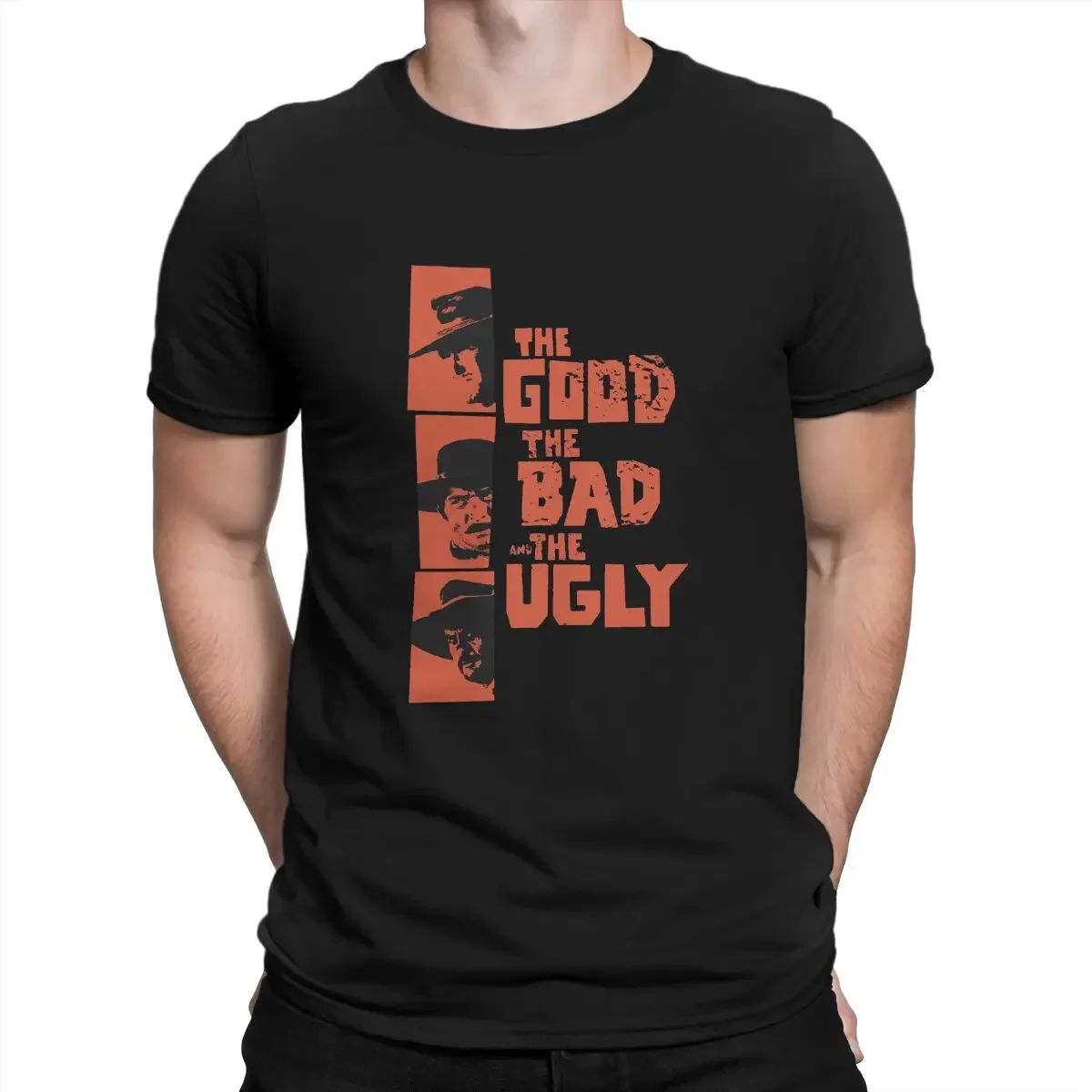 Short Sleeve T Shirts Gift Idea Clothes The Good The Bad And The Ugly T-Shirt Red Novelty Redemption Cotton Tees O Neck tee