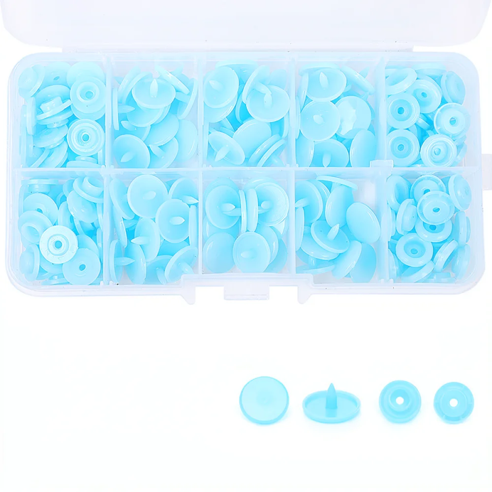 Resin Snap Fasteners For Baby Rompers Cardigans Clothing Invisible Press Studs Sewing Accessories For Craft DIY Works
