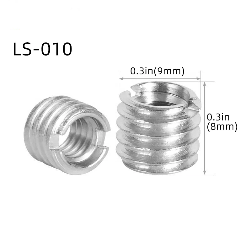 5 PCS Camera Accessories Camera Screw Conversion Nut 1/4 To 3/8 Inch Adapter Mount for Camera Tripod Monopod Ball Heads