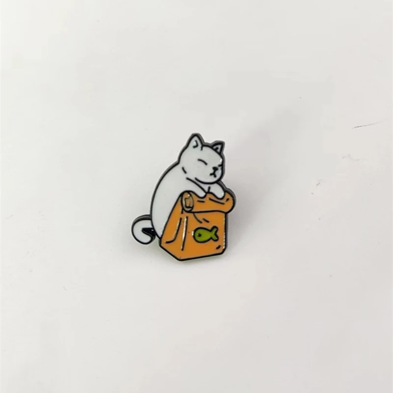 1/3/5PCS Perfect Gift Pin Cartoon Brooch Cute Design Denim Lapel Brooch Animal Popular Accessories Unique Accessories