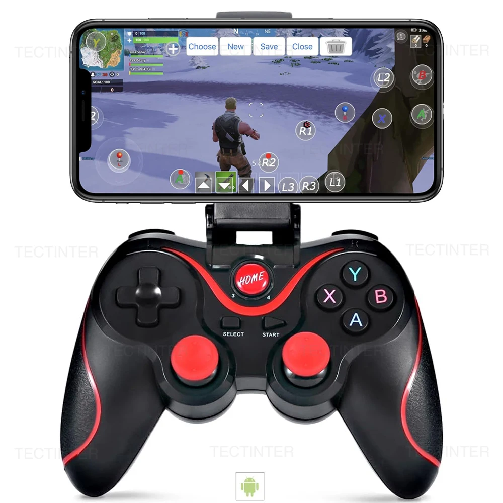 Bluetooth-Compatible Gamepad for PS4/PS3/Android Terios T3 Wireless Game Controller for Nintendo Switch/IOS/PC Joystick Controle