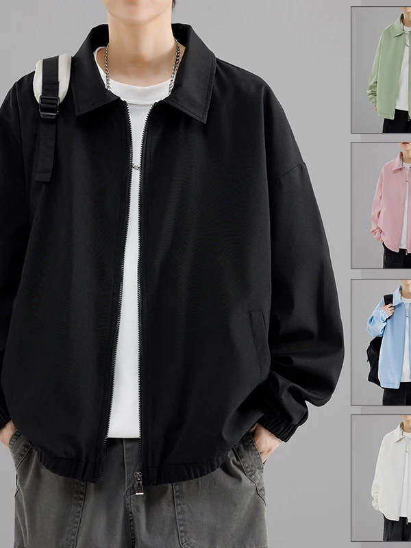 

JC Collaborative Jaet большого размера с воротником American Youth Sle 2025 Новый базовый универсальный мужской верхний костюм Jaet