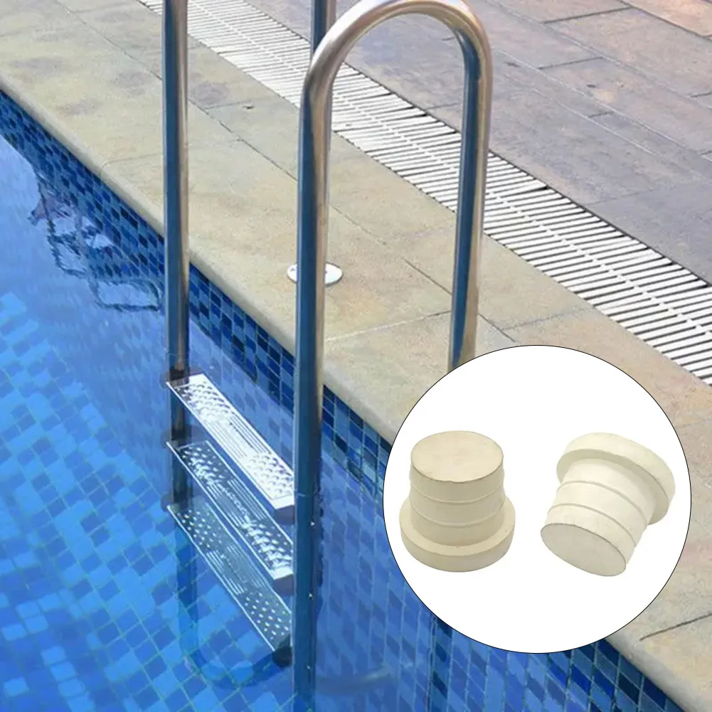 2PCS Pool Leiter Gummi Stoßstange Leiter Stoßstangen Gummi Stopper Für Schwimmbad Leitern Pool Ausrüstung Teile 5*4,5*4cm