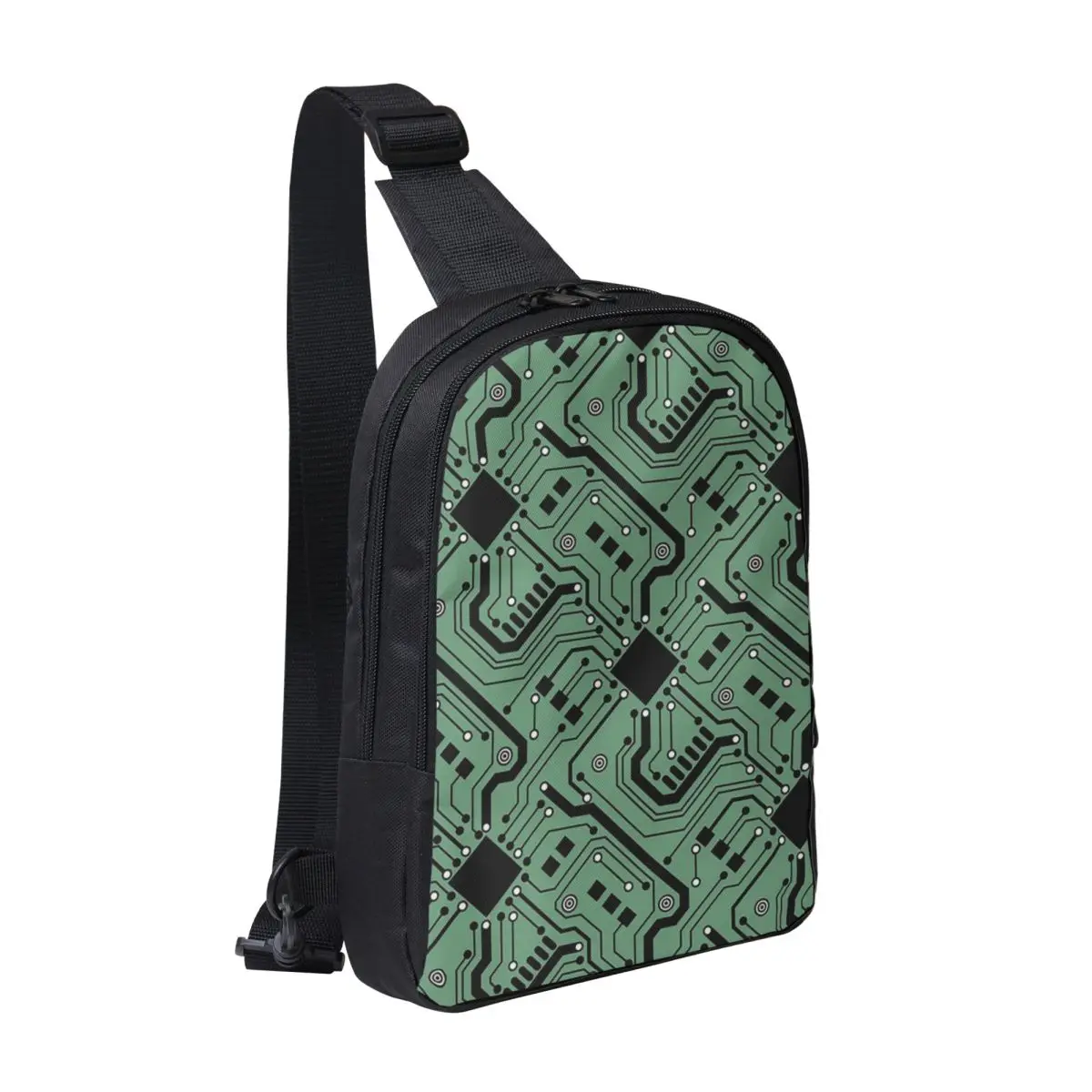 

Printed Circuit Board - Color Chest Bag Men Sling Crossbody Backpack Chest Bag Traveling Hiking Daypack Shoulder Bag