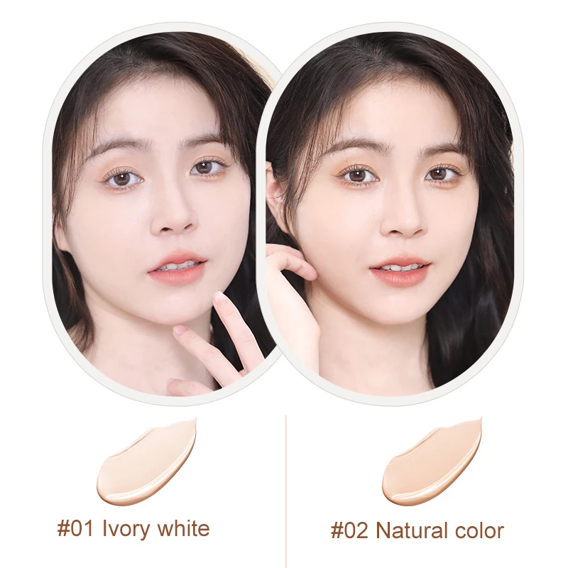 Velvet Mist Air Cushion Cream Long Lasting Oil-control Foundation Moisturizing Matte Concealer Whitening Face Makeup BB Cream