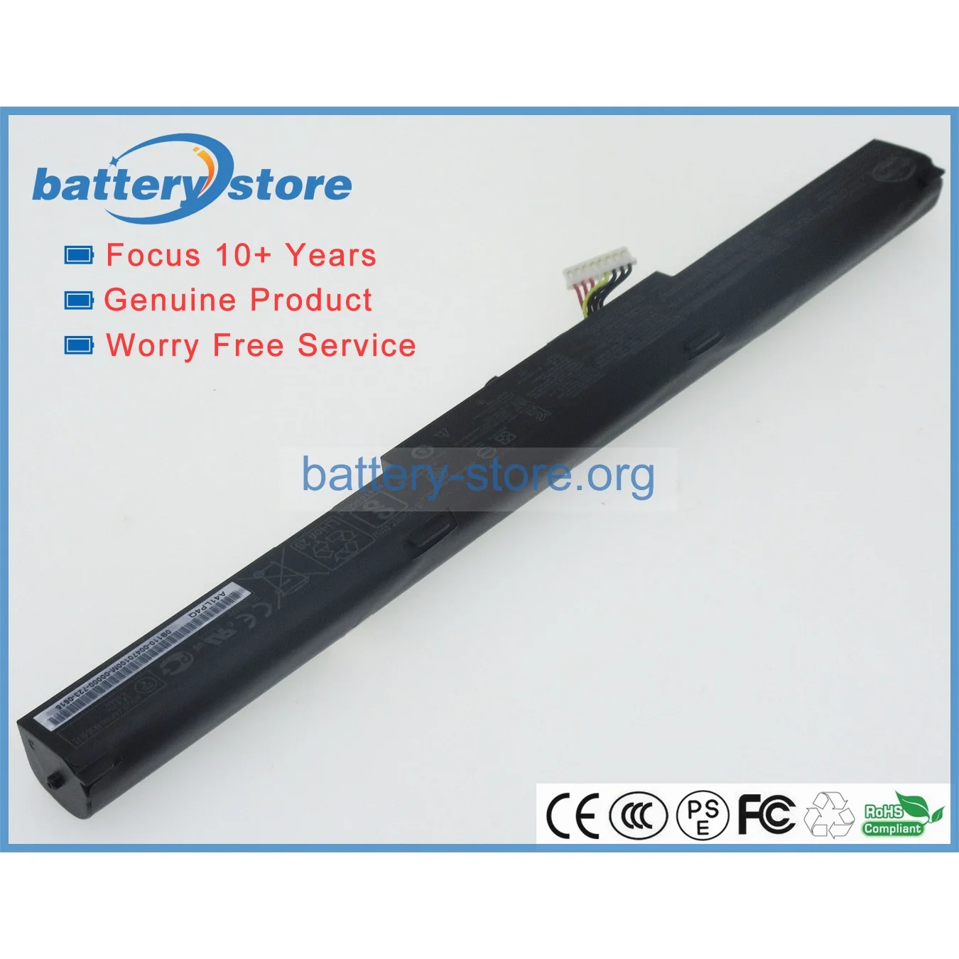 Genuine Original Laptop Batteries for 4INR19/66,A41LP4Q,A41N1611,0B110-00220200,0B110-00470000,14.4V,4 Cell