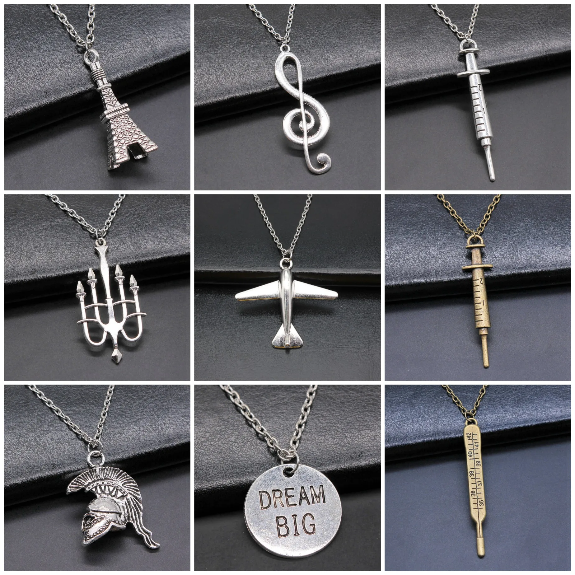 Metal Alloy Study Musical Note Student Theme Pendant Necklaces Necklace Pendant For Women Men Friends Jewelry Gift Chain