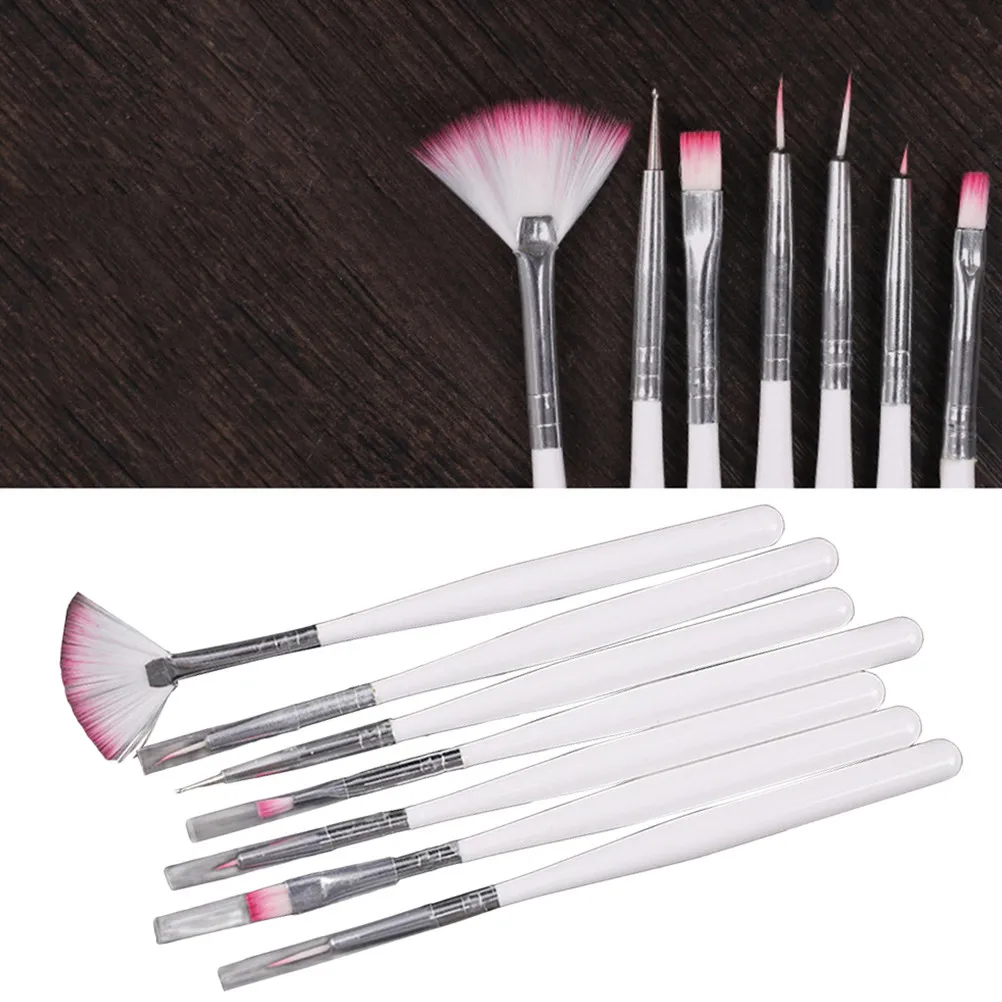 14Pcs Nail Painting Brush Set Professional Nail Art Pens Lightweight Durable Long Handle Manicure Tools Manicure