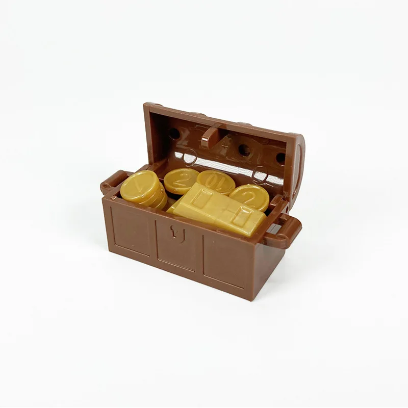 Moc อัญมณีทองเงินเงินชุด Minifigurine Playmobil อุปกรณ์เสริมสําหรับบล็อกชุดอาคารชุดเด็กการศึกษาของเล่น