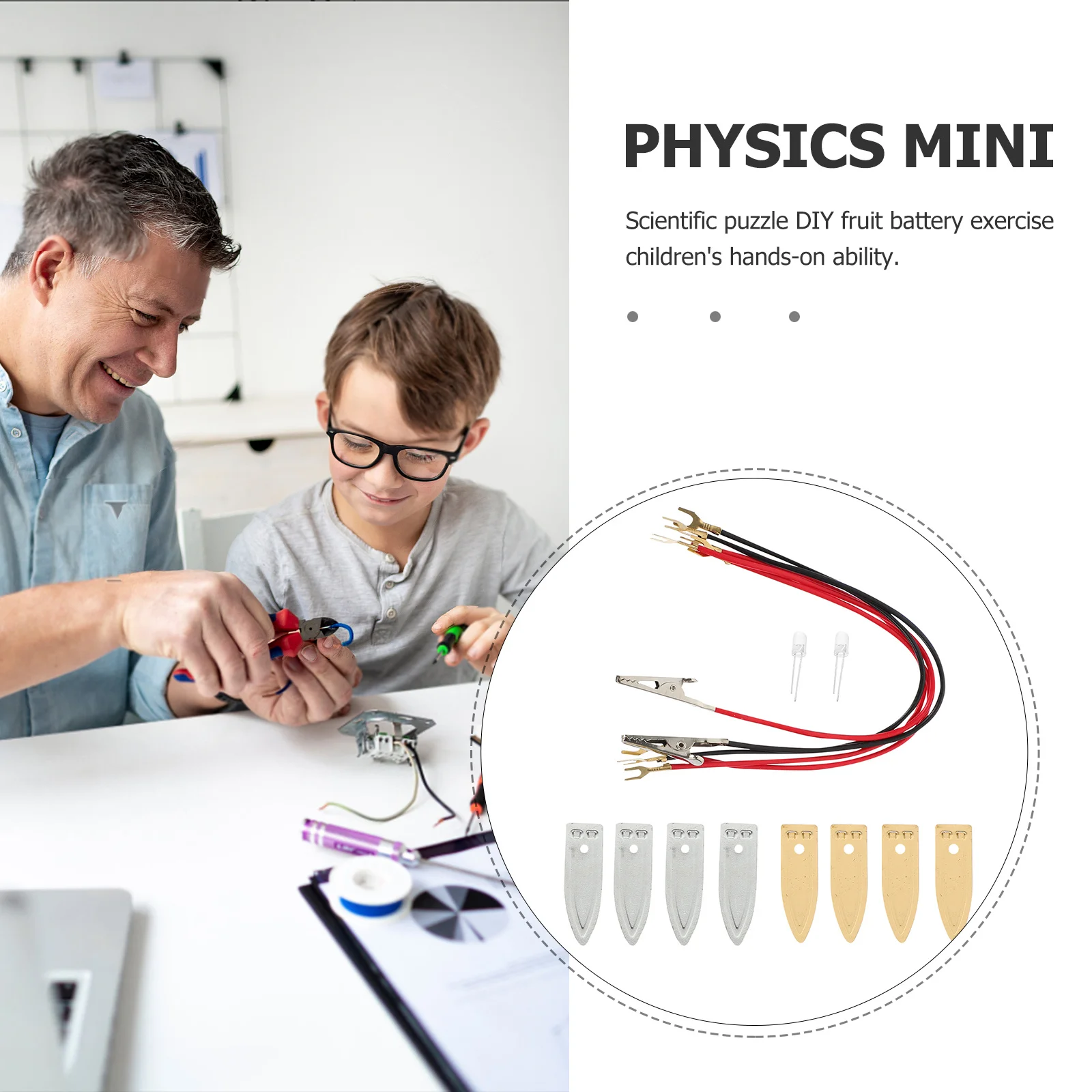

1Set DIY Fruit Science Experiment Educational Kit for Students Enhance Observation Thinking Analytical Skills