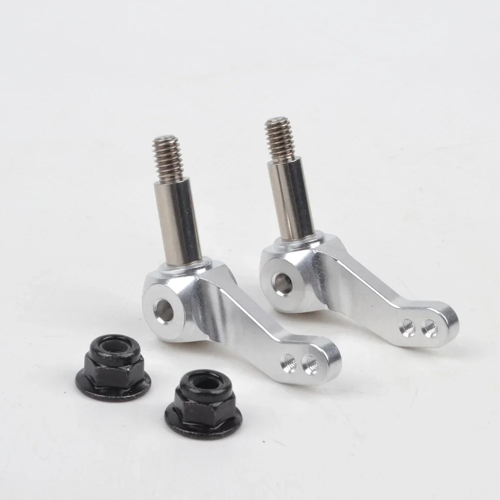 RcAidong Upright Front L&R Steering Knuckle Arm for Tamiya Hornet/Grasshopper II Monster