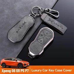 Fit For Xpeng G6 G9 P5 P7 G3 Car Key Case Cover Xiaopeng Car Keychain Protective Shell