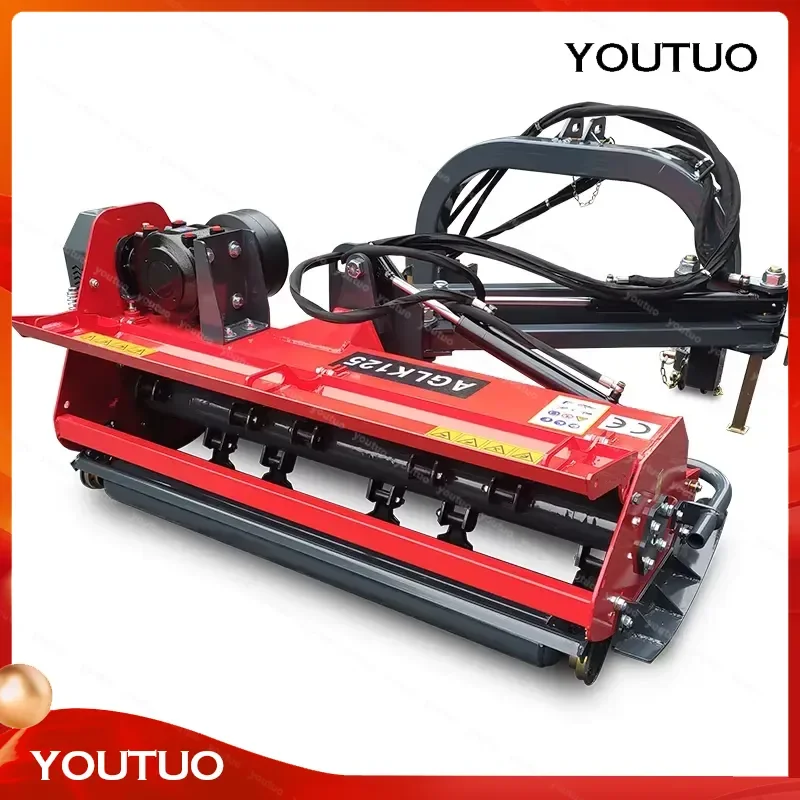 AGLK PTO Shaft Hydraulic Flail Mower Mulcher with Adjustable Cutting Width CE Certification