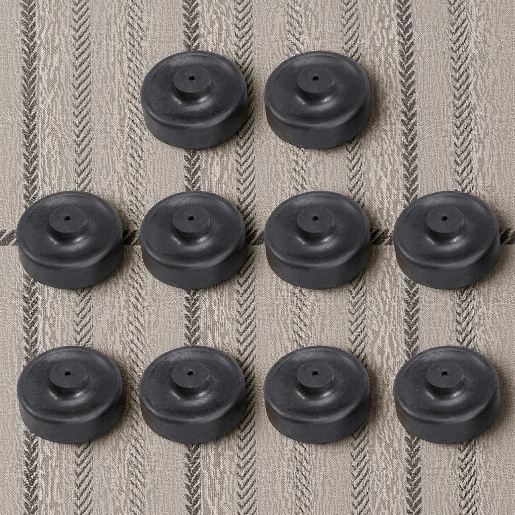 

10Pcs Silica Gel Aquarium Air Pump Membrane Oxygen Pump Accessories Fish Tank 3cm Inner Diameter 3.5cm Outer Diameter Black