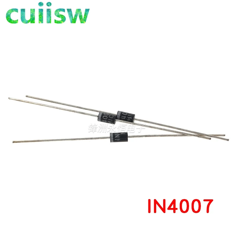 1000pcs IN4007 1N4007 4007 1A 1000V DO-41 DO 41 Rectifier Diode