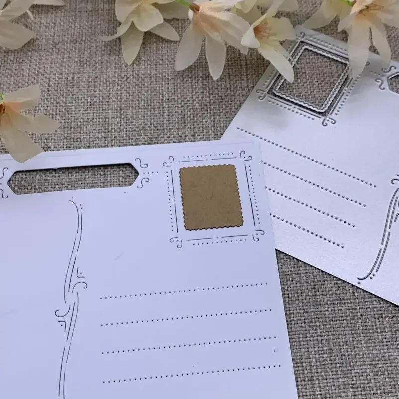 

Postcard frame Metal Cutting Dies Stencils For DIY Scrapbooking Decorative Embossing Handcraft Die Cutting Template
