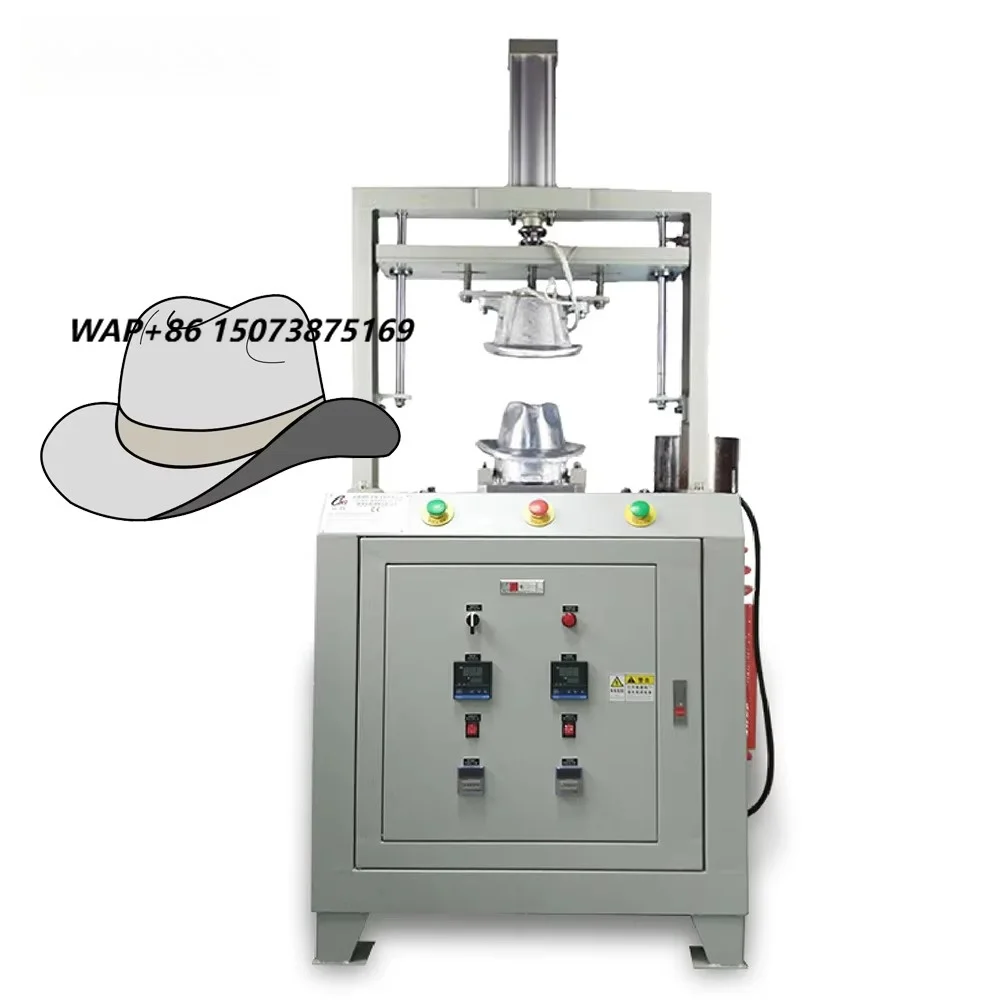 Automatic Hat Blocking Machine Single Head with Boiler Inset Steam Ironing for Cap Making Efficient and Durable Product