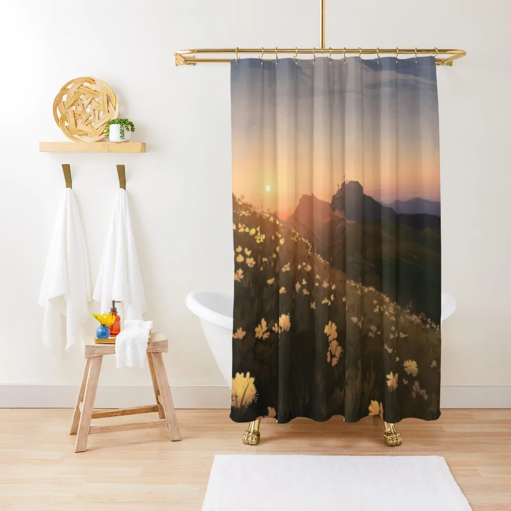 

Spring Sunrise Shower Curtain Bathroom Decor In The Bathroom For Shower Luxury Bathroom Shower Curtain