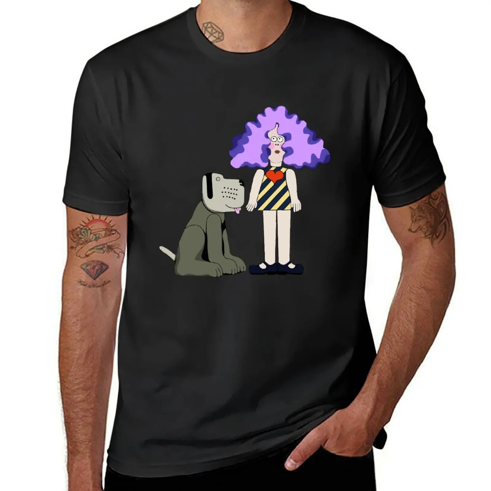 

Crystal Tipps and Alistair T-Shirt quick drying Short sleeve tee mens t shirt