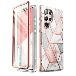 For Samsung Galaxy S22 Ultra Case 5G (2022 Release) I-BLASON Cosmo Slim Stylish Protective Case with Built-in Screen Protector