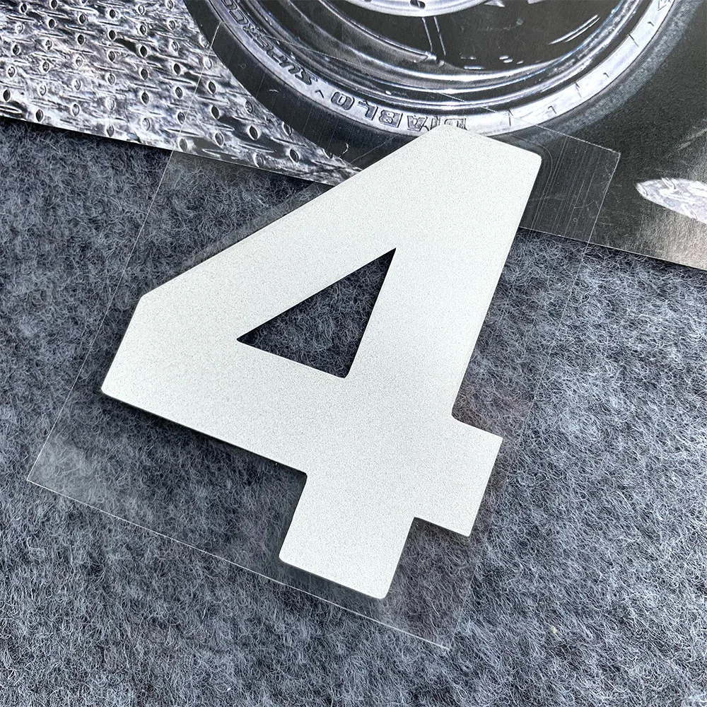 0-9 Track Number Digital Sticker Motorcycle Racing Competition Modified Accessories Waterproof Decorative Decal Windshie image 6